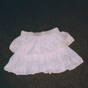 Girls White Ralph Lauren Skirt